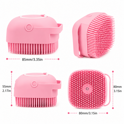 6-in-1 Pet Grooming Kit for Dogs & Cats | Self-Cleaning Brush, Bath Brush & Nail Care